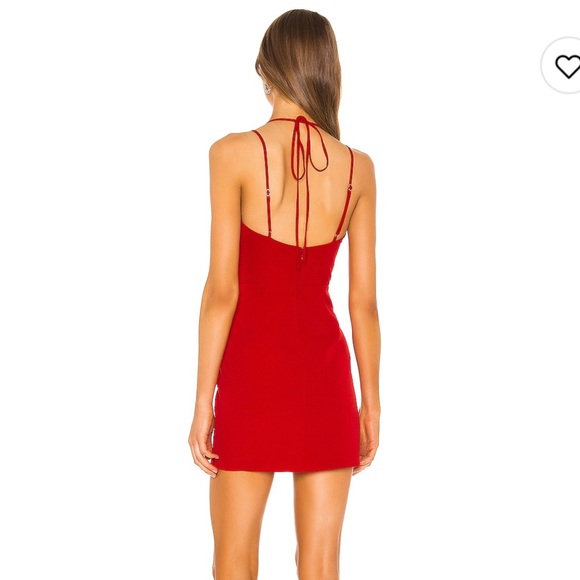 Worn once in perfect condition red mini dress - Picture 2 of 4